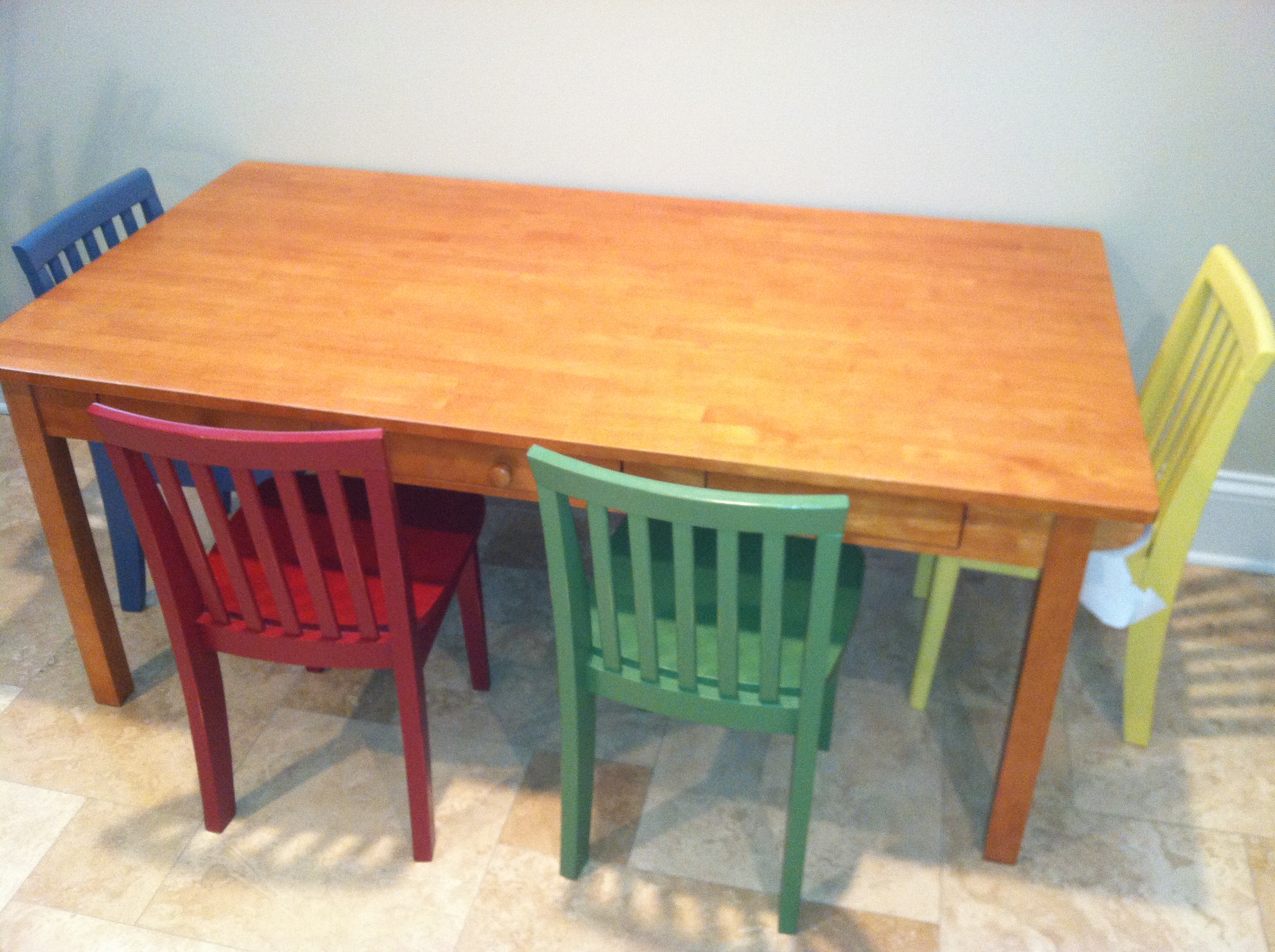 pottery barn kids table chairs